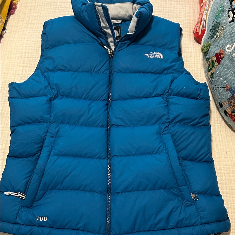 The North Face Women's Vibrant Blue Puffer Vest